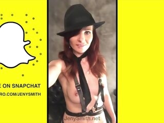 jeny smith snapchat compilation - public flashing and naked