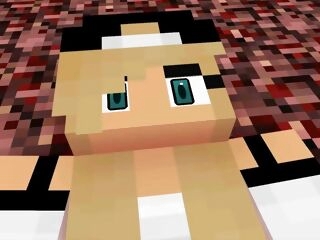 Girl in Minecraft have hook-up