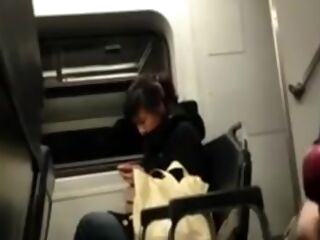 Jerking Off On The Train