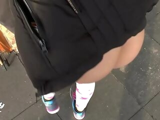 anal public fuck with teenage first-timer slut and jizz shot